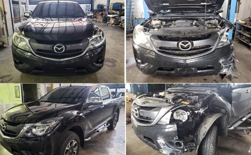 quy trình sửa chữa xe mazda