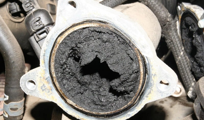 tắc hệ thống khí thải ô tô